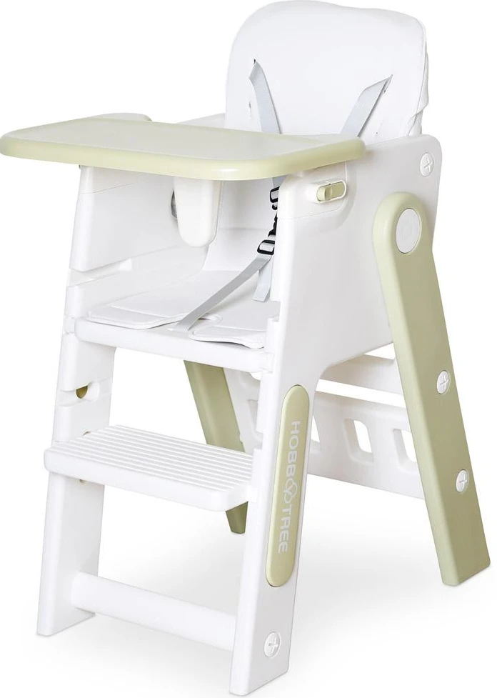 Стульчик для кормления классический Mealux Feedo White/Green (KD-F033 White/Green)